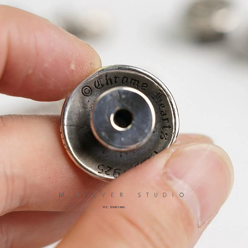 Chrome Hearts Cross Ring - Gothic 925 Sterling Silver Jewelry | David Studio