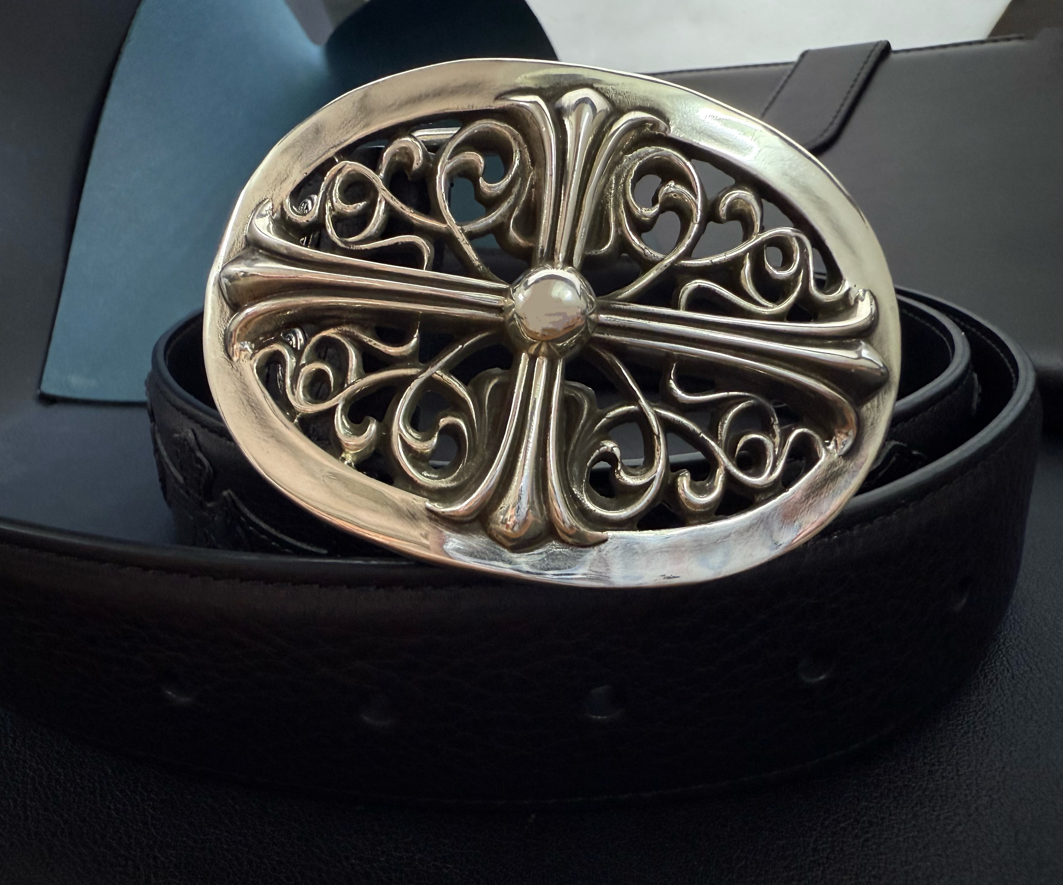 Chrome Hearts Cross Ring - Gothic 925 Sterling Silver Jewelry | David Studio