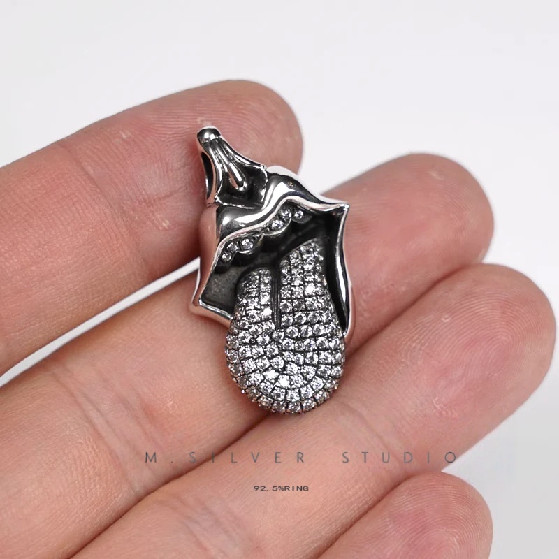 Chrome Hearts Cross Ring - Gothic 925 Sterling Silver Jewelry | David Studio