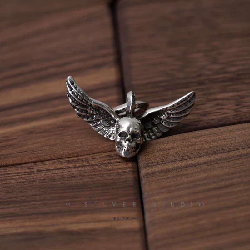 Chrome Hearts Cross Ring - Gothic 925 Sterling Silver Jewelry | David Studio