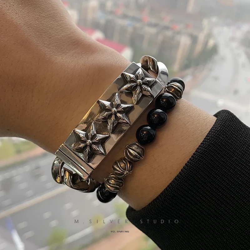 Chrome Hearts Cross Ring - Gothic 925 Sterling Silver Jewelry | David Studio