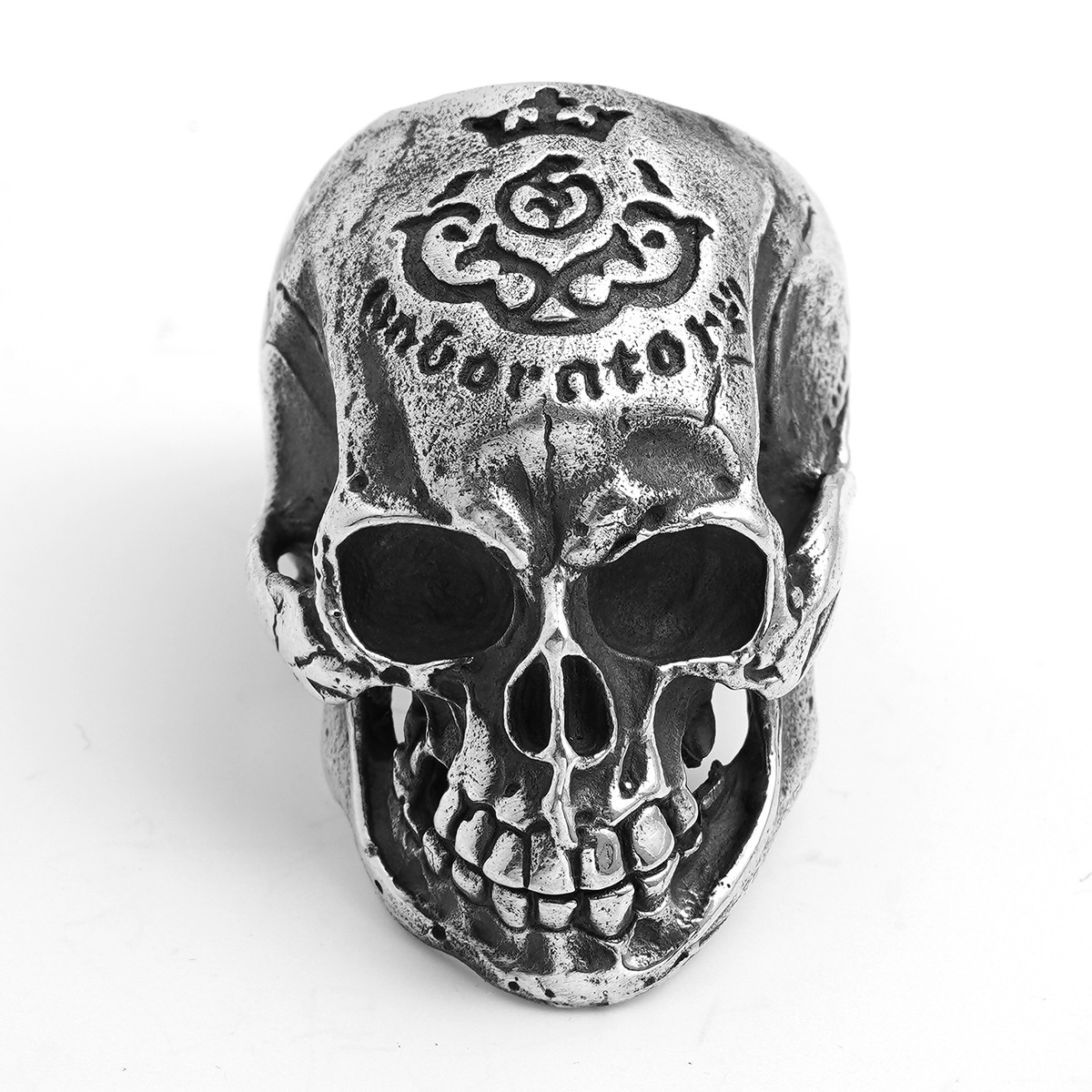 Chrome Hearts Cross Ring - Gothic 925 Sterling Silver Jewelry | David Studio