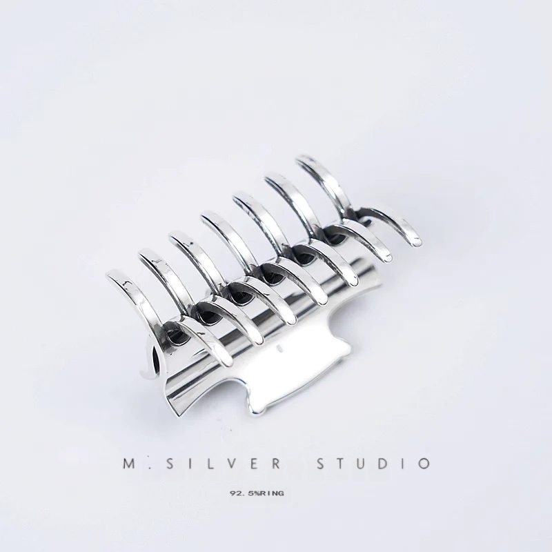 Chrome Hearts Cross Ring - Gothic 925 Sterling Silver Jewelry | David Studio