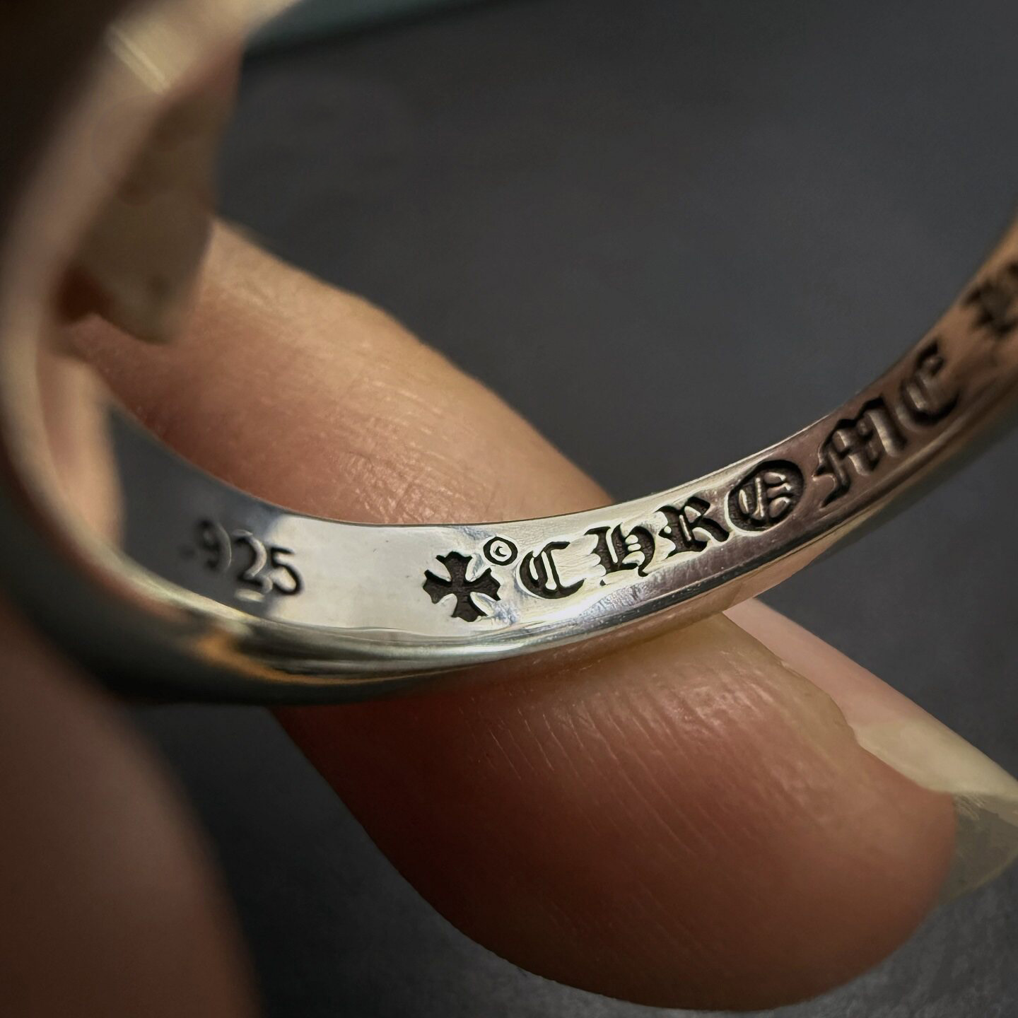 Chrome Hearts Cross Ring - Gothic 925 Sterling Silver Jewelry | David Studio