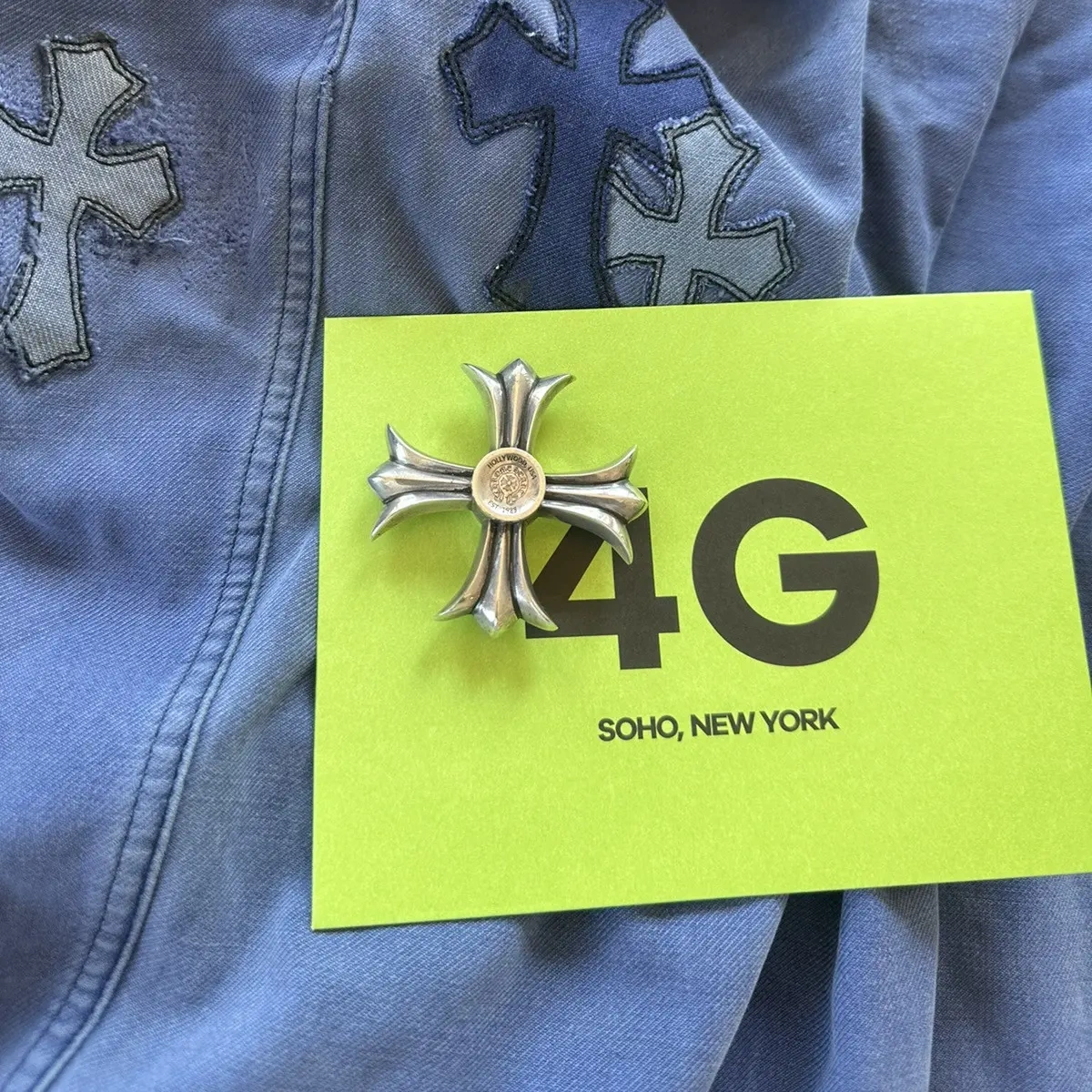 Chrome Hearts Cross Ring - Gothic 925 Sterling Silver Jewelry | David Studio