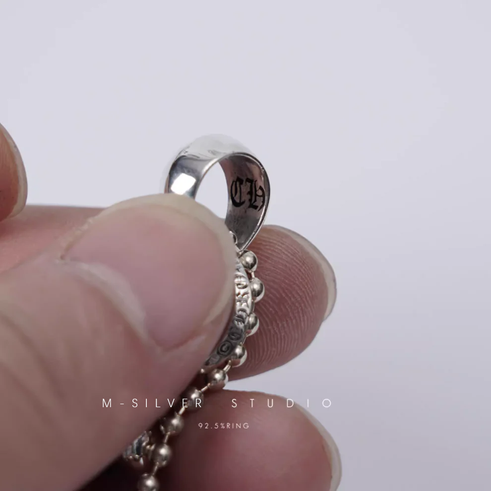 Chrome Hearts Cross Ring - Gothic 925 Sterling Silver Jewelry | David Studio