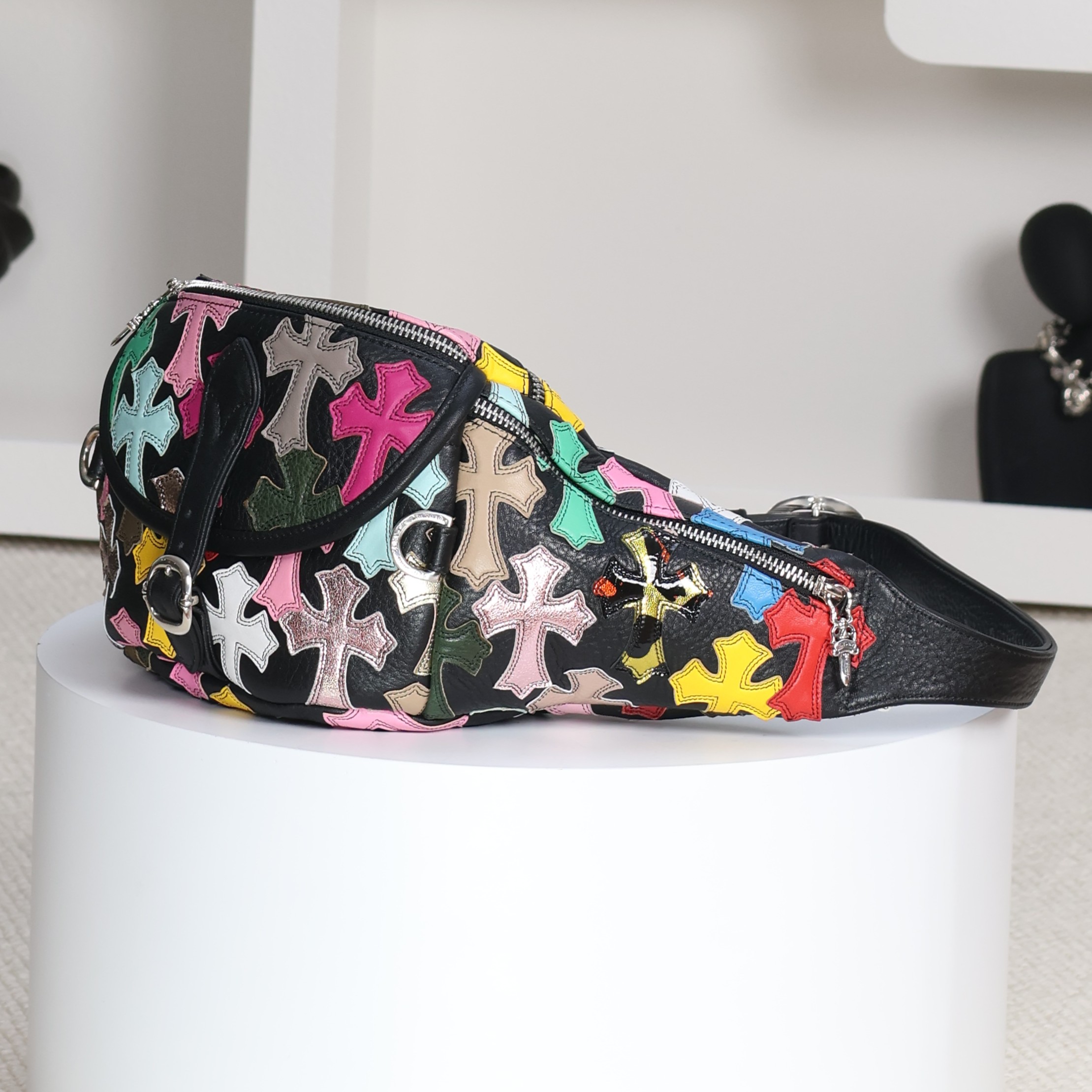 Chrome Hearts Cross Ring - Gothic 925 Sterling Silver Jewelry | David Studio