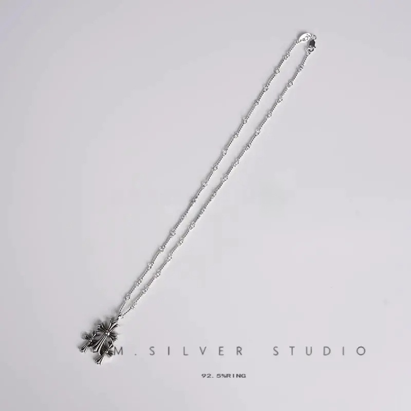 Chrome Hearts Cross Ring - Gothic 925 Sterling Silver Jewelry | David Studio