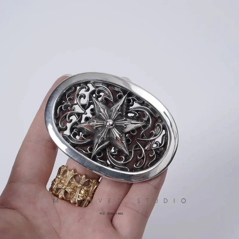 Chrome Hearts Cross Ring - Gothic 925 Sterling Silver Jewelry | David Studio