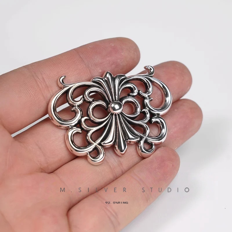 Chrome Hearts Cross Ring - Gothic 925 Sterling Silver Jewelry | David Studio