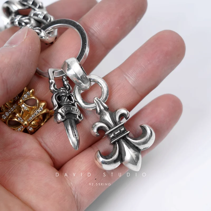 Chrome Hearts Cross Ring - Gothic 925 Sterling Silver Jewelry | David Studio