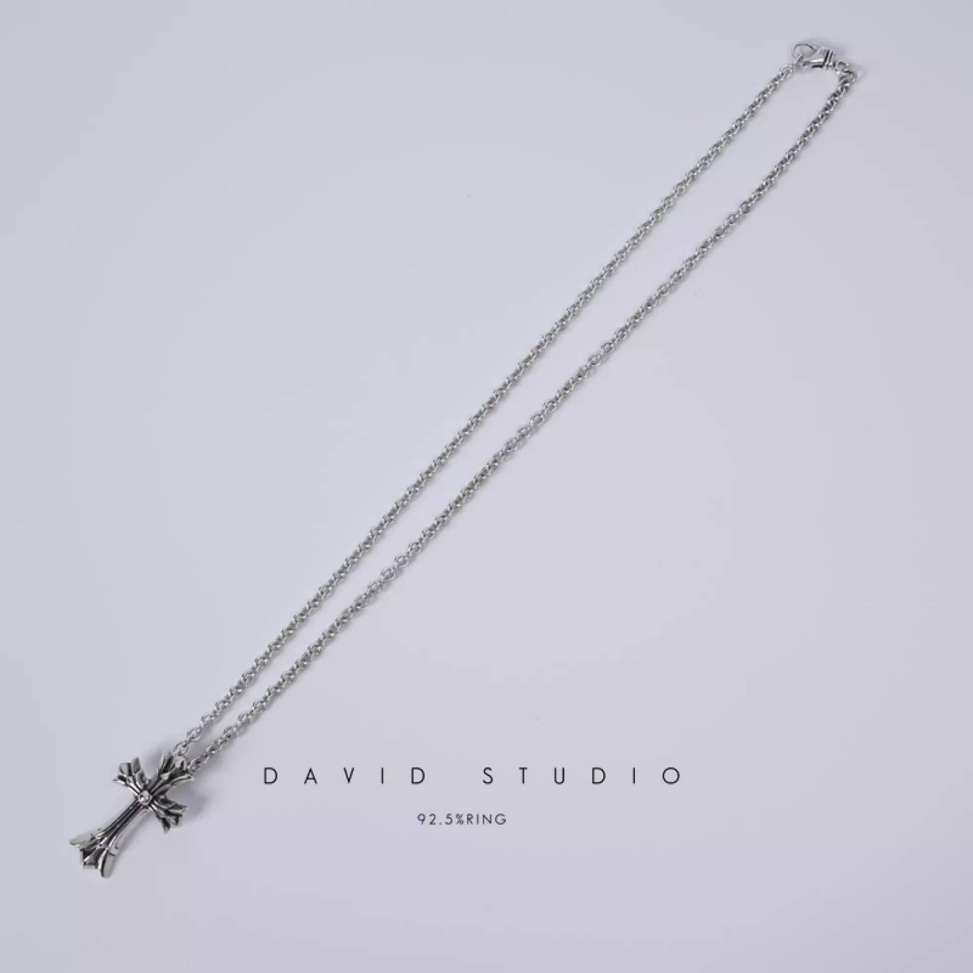 Chrome Hearts Cross Ring - Gothic 925 Sterling Silver Jewelry | David Studio