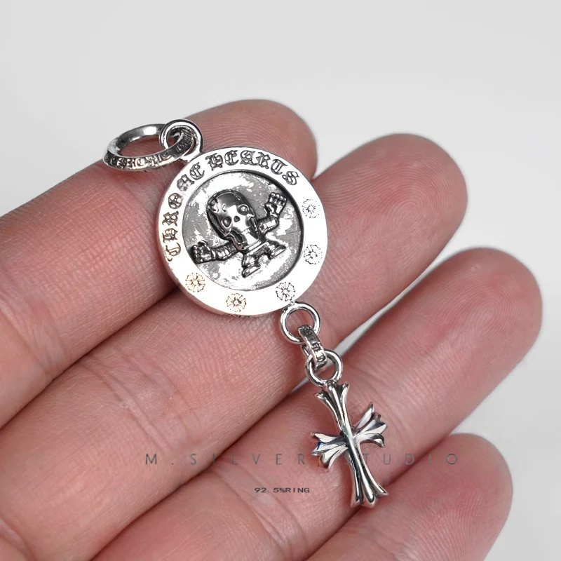 Chrome Hearts Cross Ring - Gothic 925 Sterling Silver Jewelry | David Studio