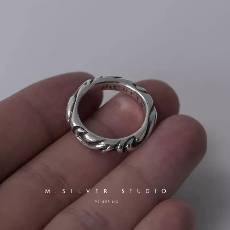 Chrome Hearts Cross Ring - Gothic 925 Sterling Silver Jewelry | David Studio