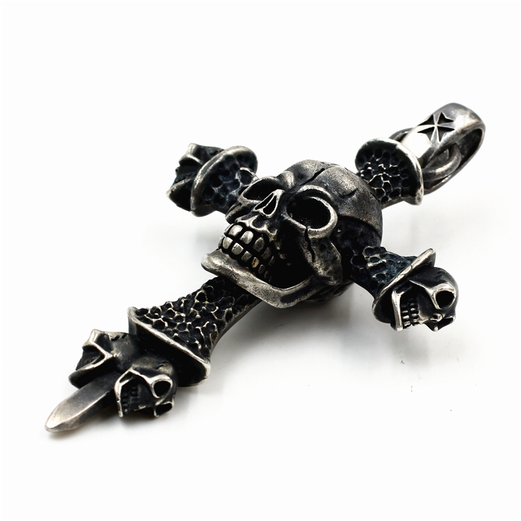 Chrome Hearts Cross Ring - Gothic 925 Sterling Silver Jewelry | David Studio