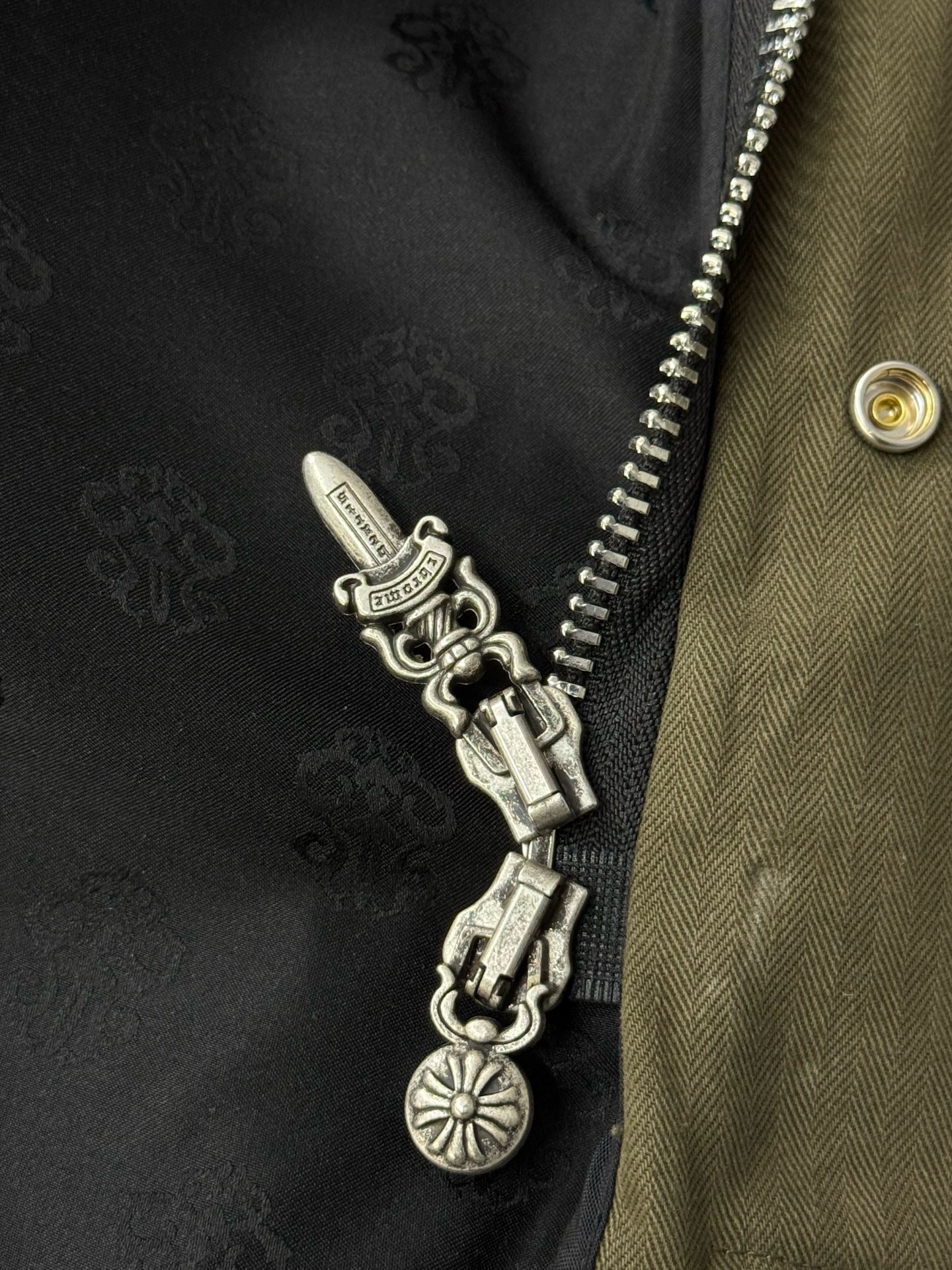 Chrome Hearts Cross Ring - Gothic 925 Sterling Silver Jewelry | David Studio