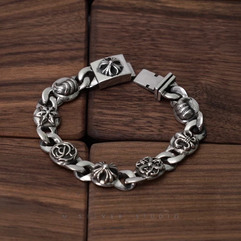 Chrome Hearts Cross Ring - Gothic 925 Sterling Silver Jewelry | David Studio