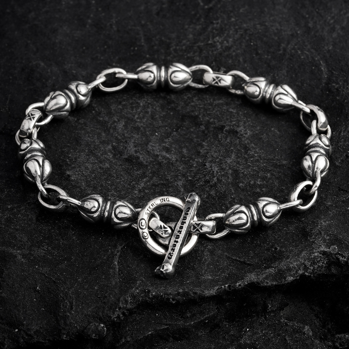 Chrome Hearts Cross Ring - Gothic 925 Sterling Silver Jewelry | David Studio