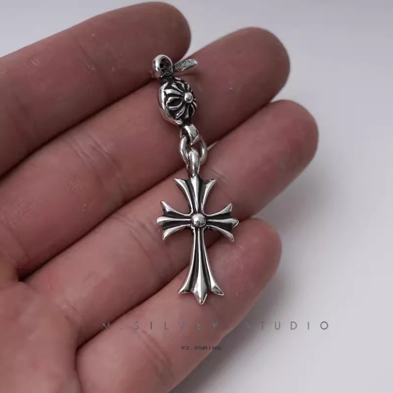 Chrome Hearts Cross Ring - Gothic 925 Sterling Silver Jewelry | David Studio