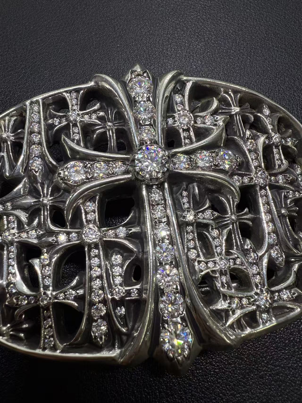 Chrome Hearts Cross Ring - Gothic 925 Sterling Silver Jewelry | David Studio