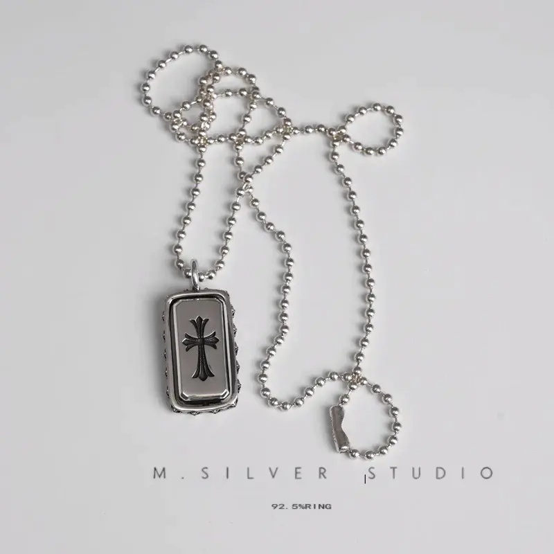 Chrome Hearts Cross Ring - Gothic 925 Sterling Silver Jewelry | David Studio