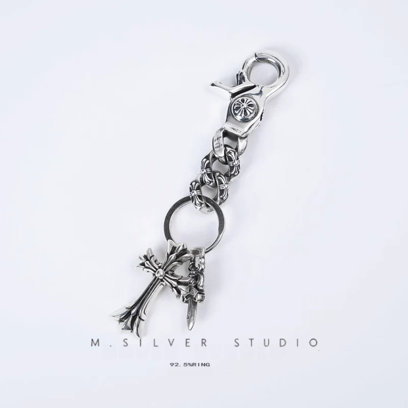 Chrome Hearts Cross Ring - Gothic 925 Sterling Silver Jewelry | David Studio