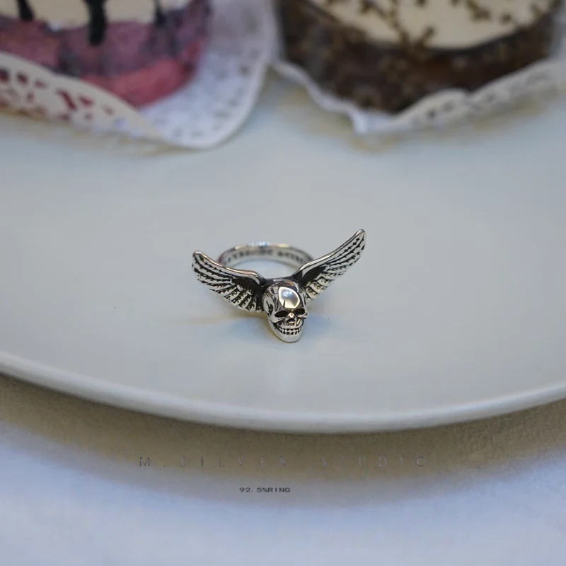 Chrome Hearts Cross Ring - Gothic 925 Sterling Silver Jewelry | David Studio