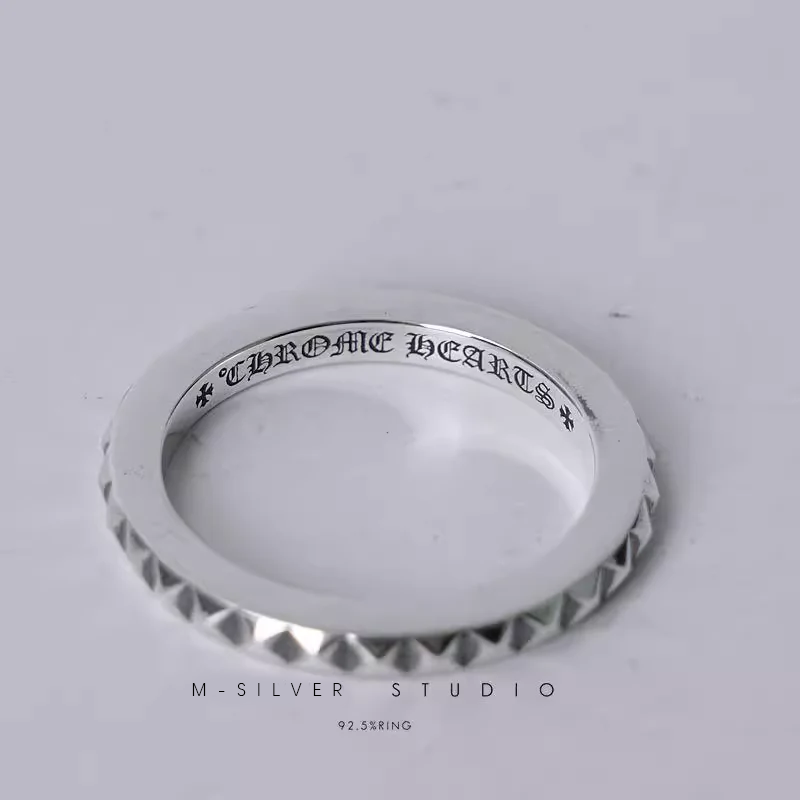 Chrome Hearts Cross Ring - Gothic 925 Sterling Silver Jewelry | David Studio