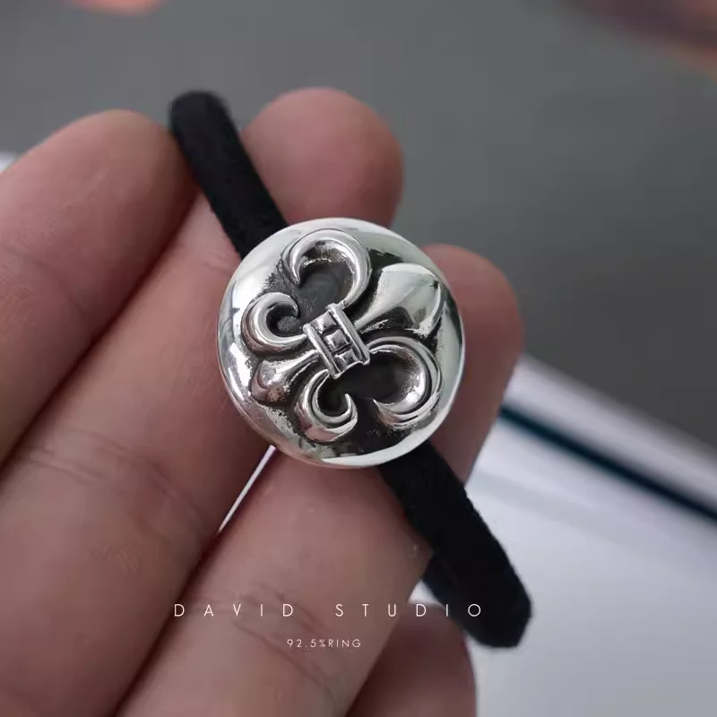 Chrome Hearts Cross Ring - Gothic 925 Sterling Silver Jewelry | David Studio