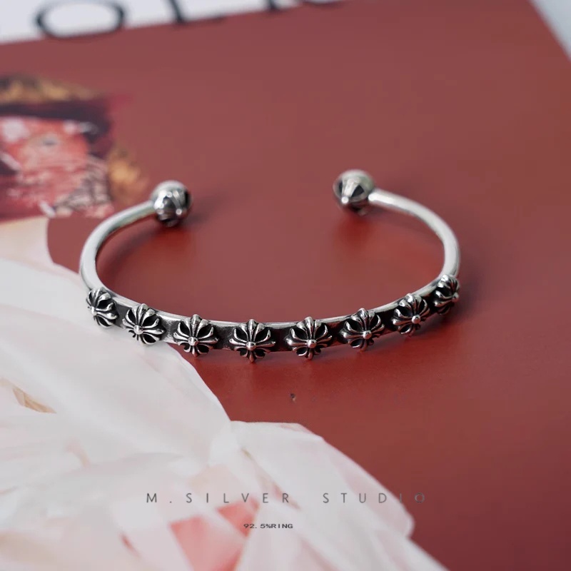 Chrome Hearts Cross Ring - Gothic 925 Sterling Silver Jewelry | David Studio