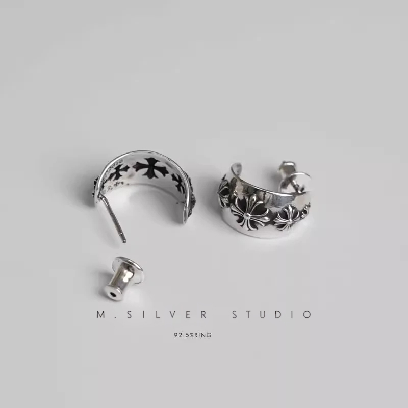 Chrome Hearts Cross Ring - Gothic 925 Sterling Silver Jewelry | David Studio