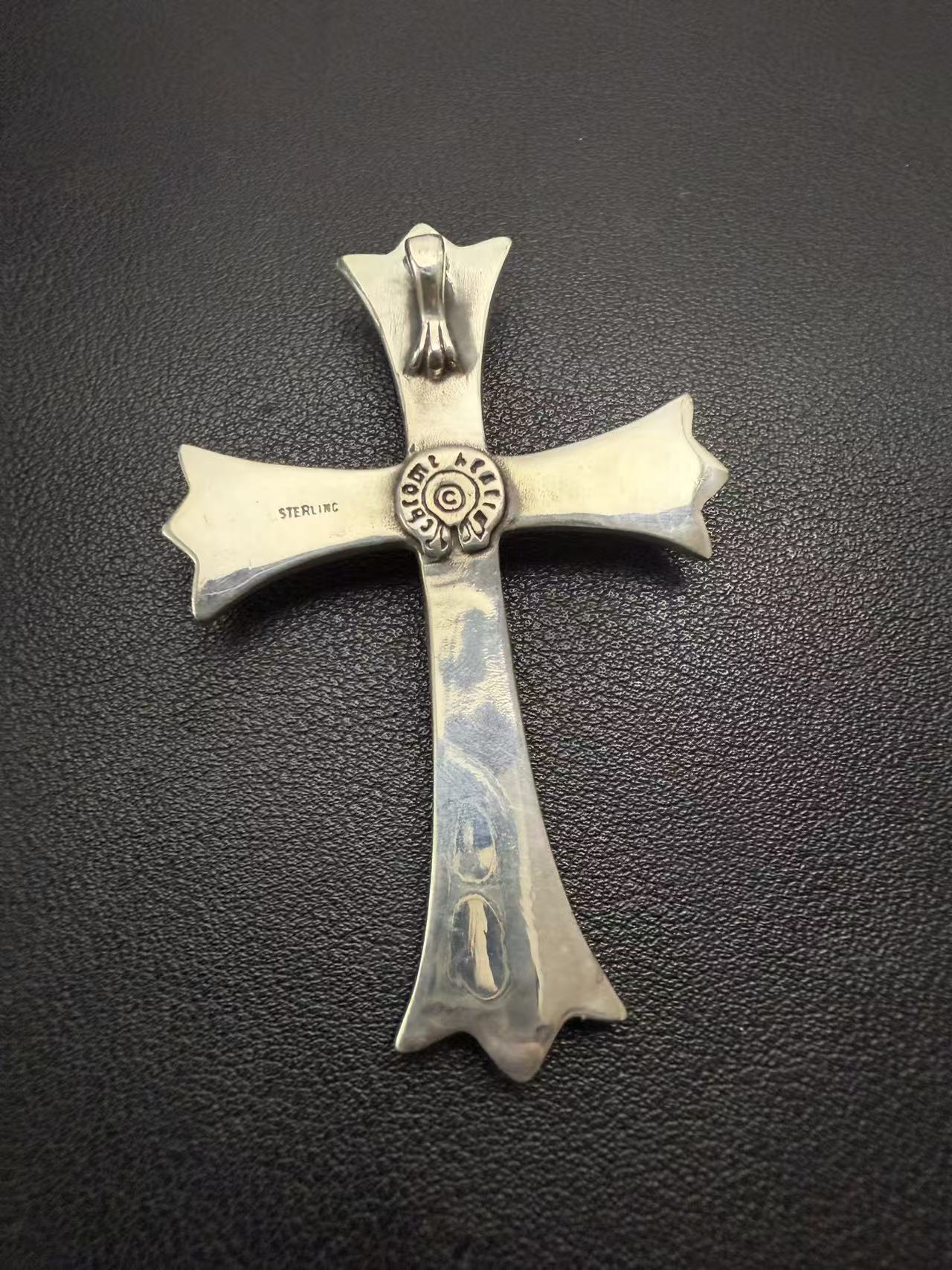 Chrome Hearts Cross Ring - Gothic 925 Sterling Silver Jewelry | David Studio