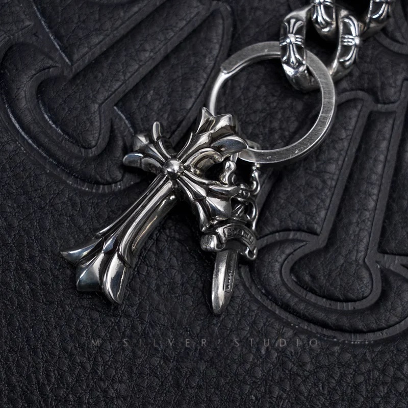 Chrome Hearts Cross Ring - Gothic 925 Sterling Silver Jewelry | David Studio