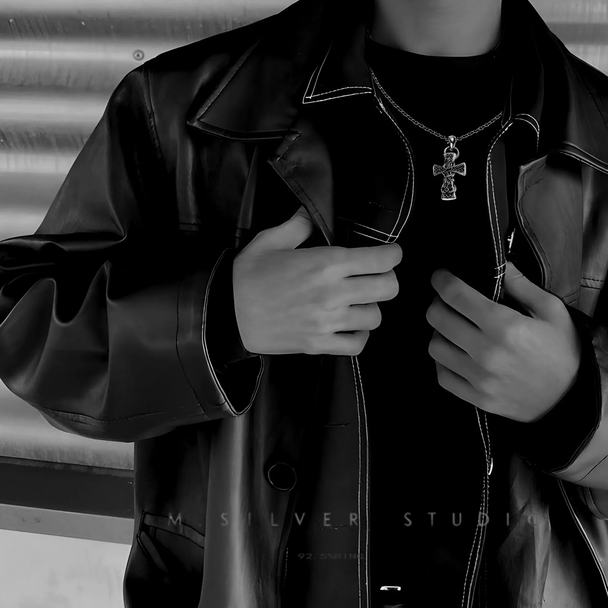 Chrome Hearts Cross Ring - Gothic 925 Sterling Silver Jewelry | David Studio