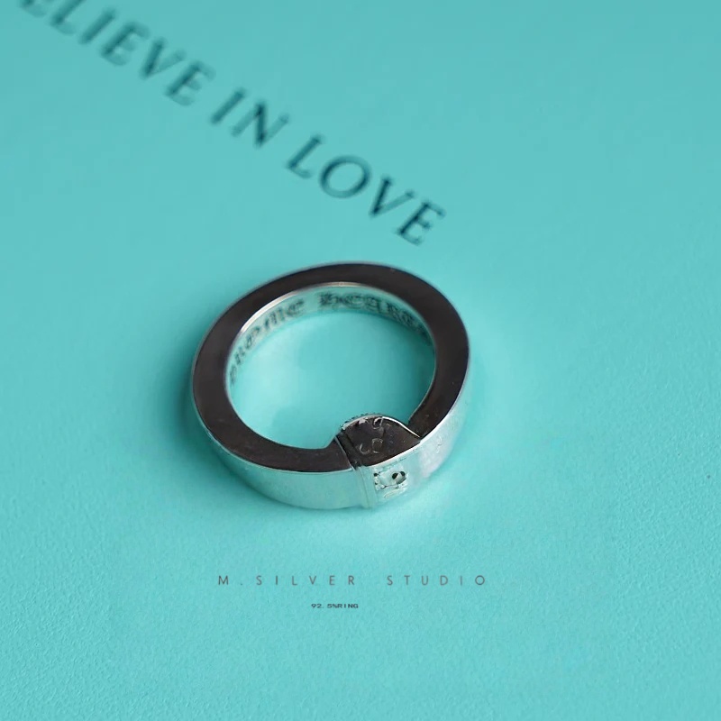 Chrome Hearts Cross Ring - Gothic 925 Sterling Silver Jewelry | David Studio