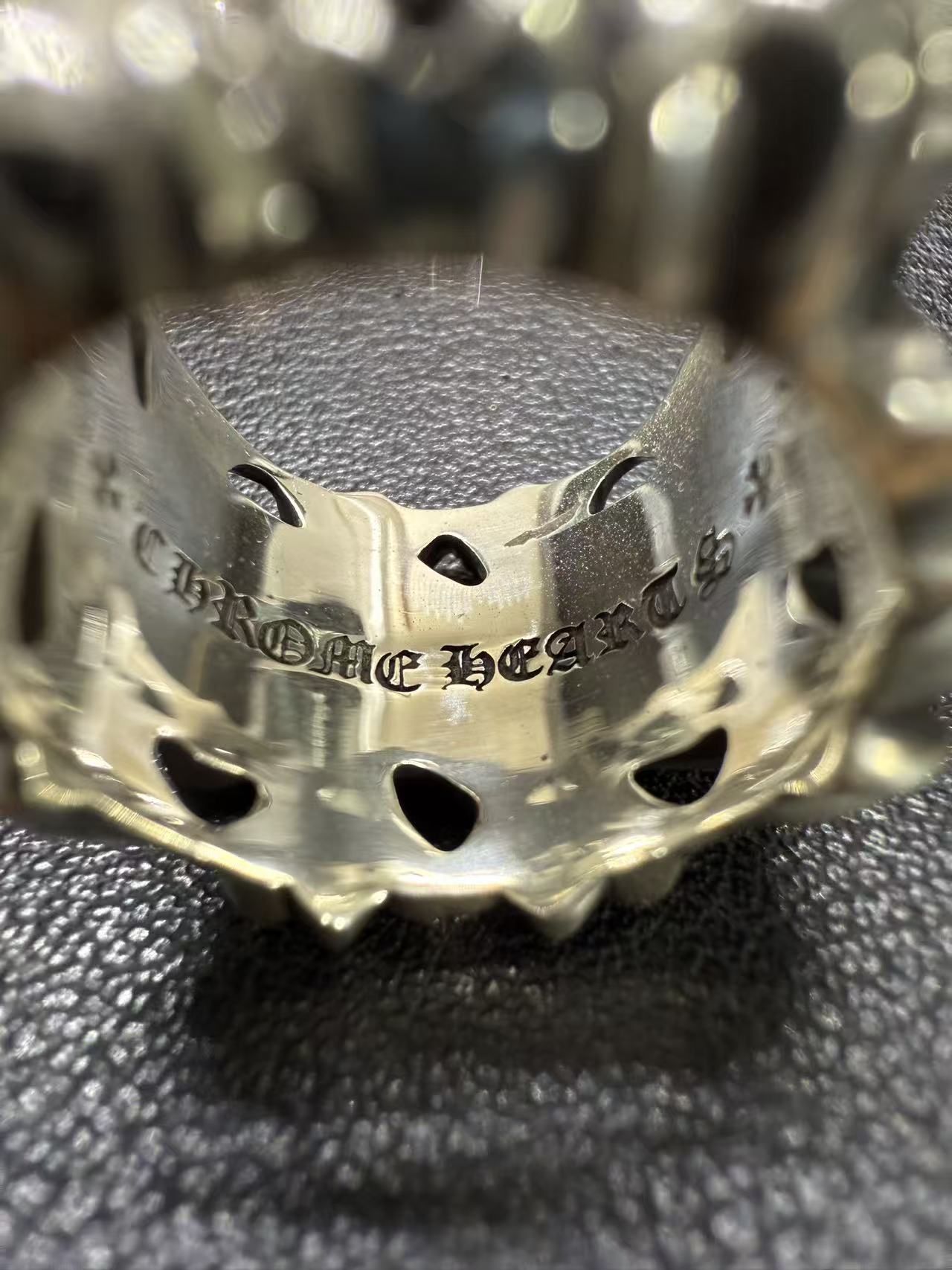 Chrome Hearts Cross Ring - Gothic 925 Sterling Silver Jewelry | David Studio