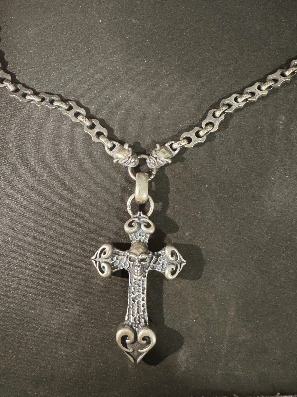 Chrome Hearts Cross Ring - Gothic 925 Sterling Silver Jewelry | David Studio