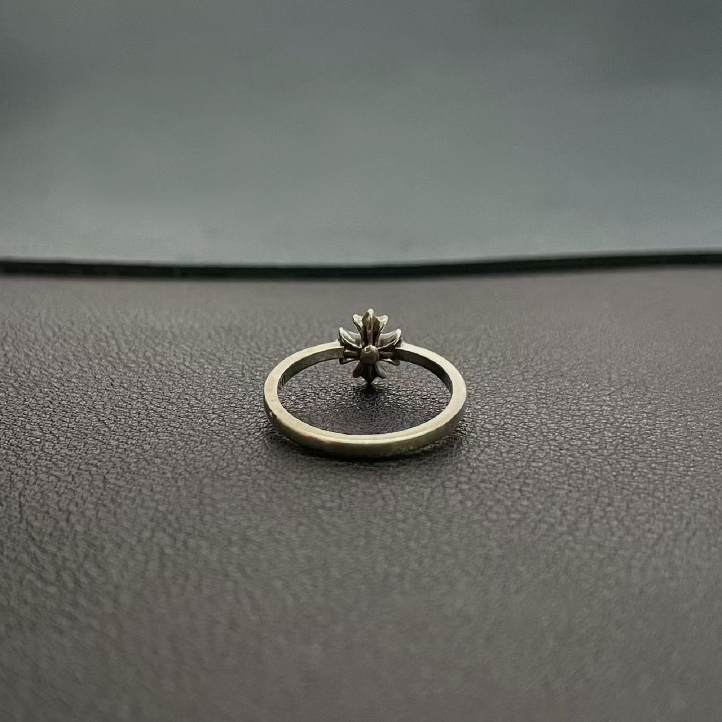 Chrome Hearts Cross Ring - Gothic 925 Sterling Silver Jewelry | David Studio