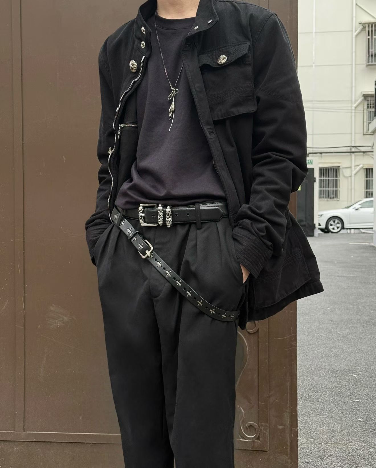 Chrome Hearts Cross Ring - Gothic 925 Sterling Silver Jewelry | David Studio