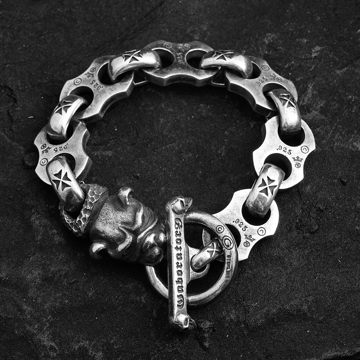 Chrome Hearts Cross Ring - Gothic 925 Sterling Silver Jewelry | David Studio