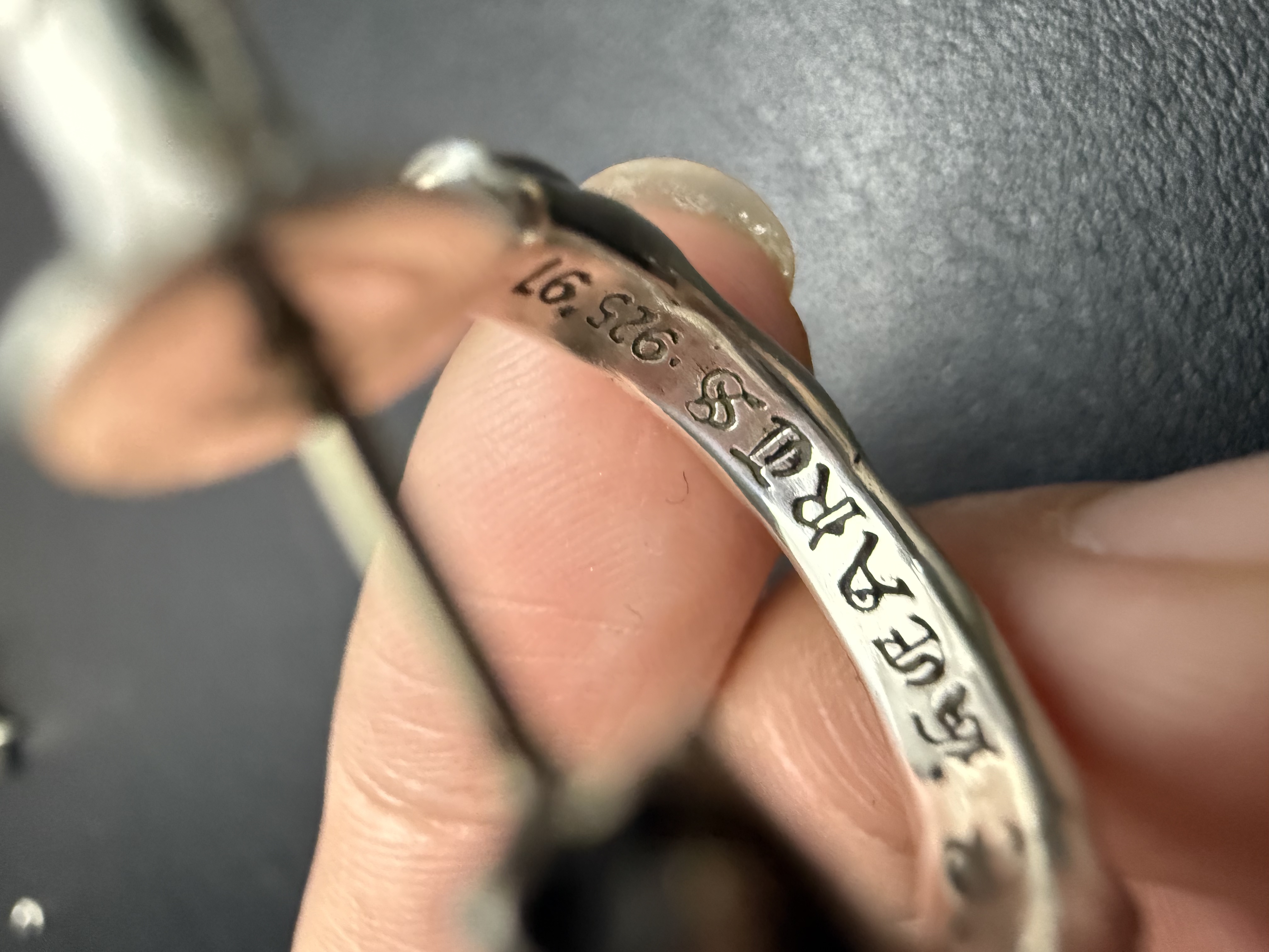 Chrome Hearts Cross Ring - Gothic 925 Sterling Silver Jewelry | David Studio