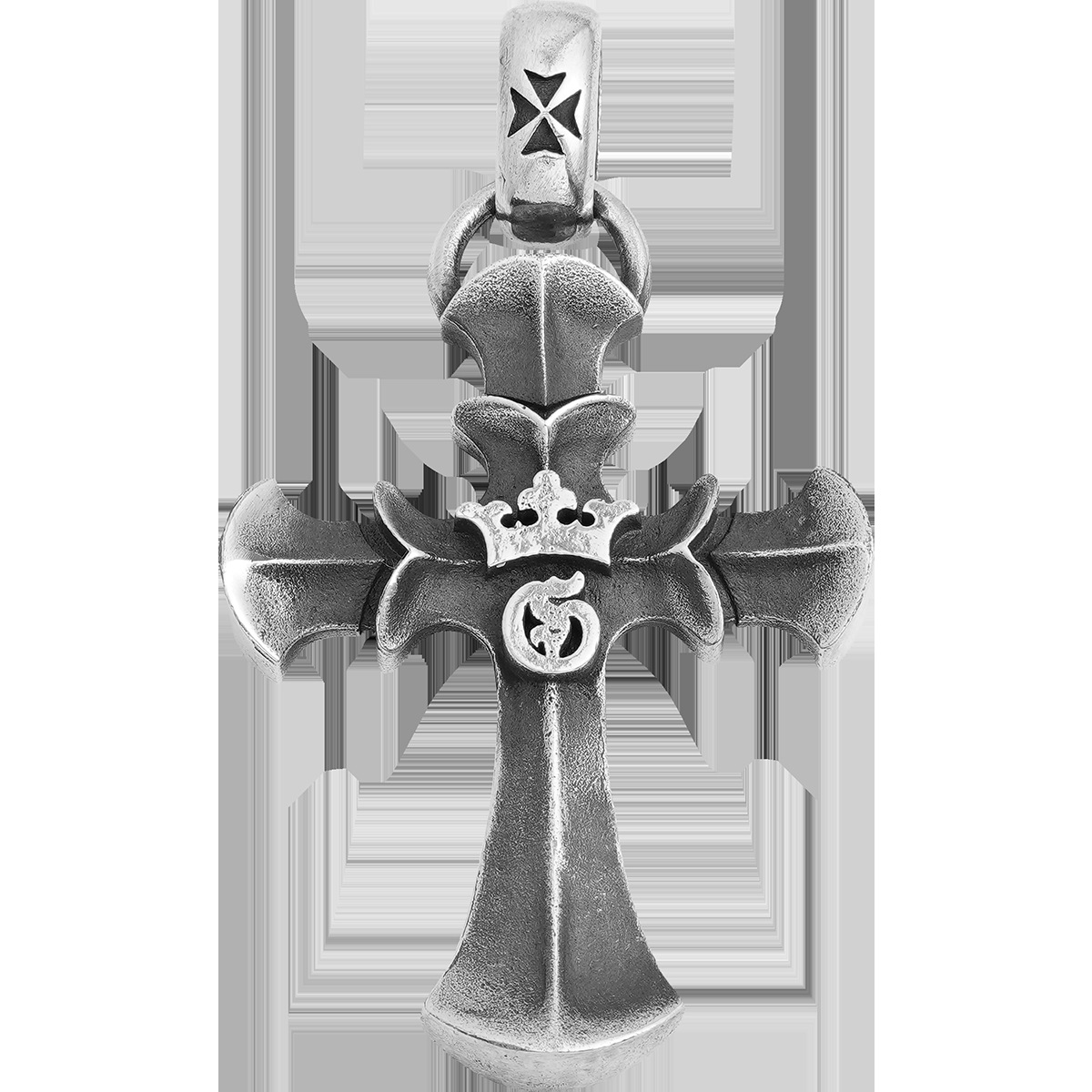 Chrome Hearts Cross Ring - Gothic 925 Sterling Silver Jewelry | David Studio