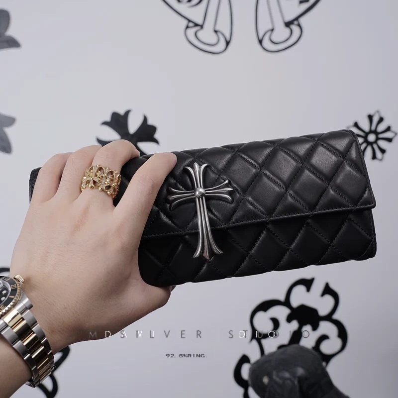 Chrome Hearts Cross Ring - Gothic 925 Sterling Silver Jewelry | David Studio