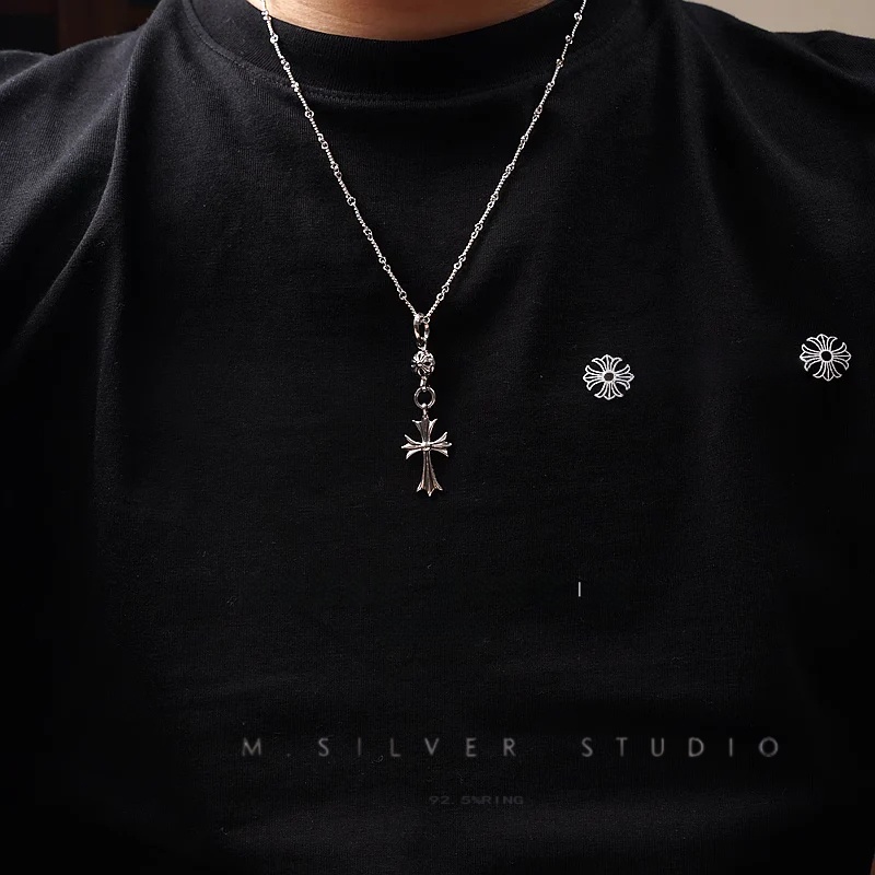 Chrome Hearts Cross Ring - Gothic 925 Sterling Silver Jewelry | David Studio