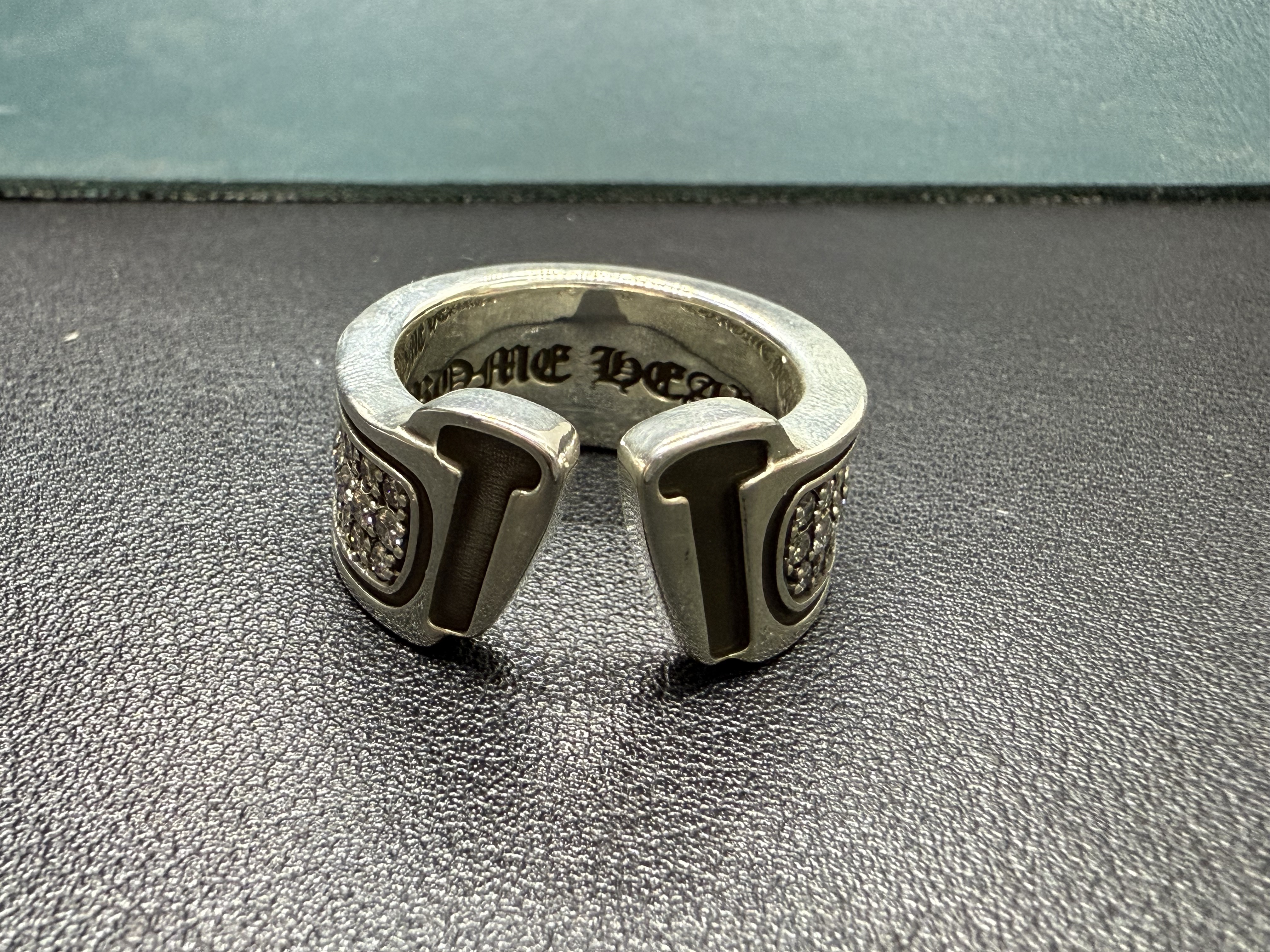 Chrome Hearts Cross Ring - Gothic 925 Sterling Silver Jewelry | David Studio