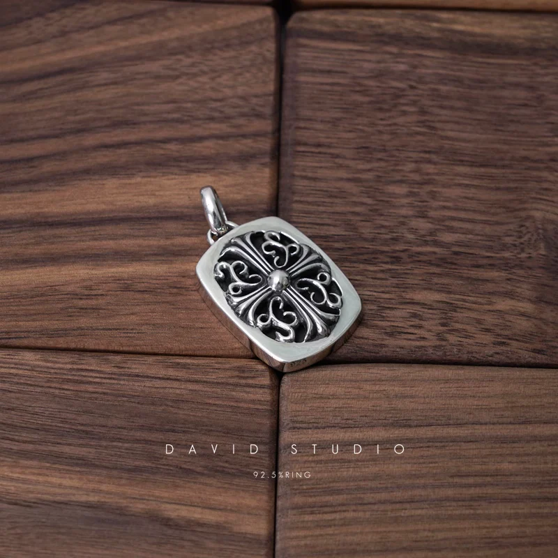 Chrome Hearts Cross Ring - Gothic 925 Sterling Silver Jewelry | David Studio