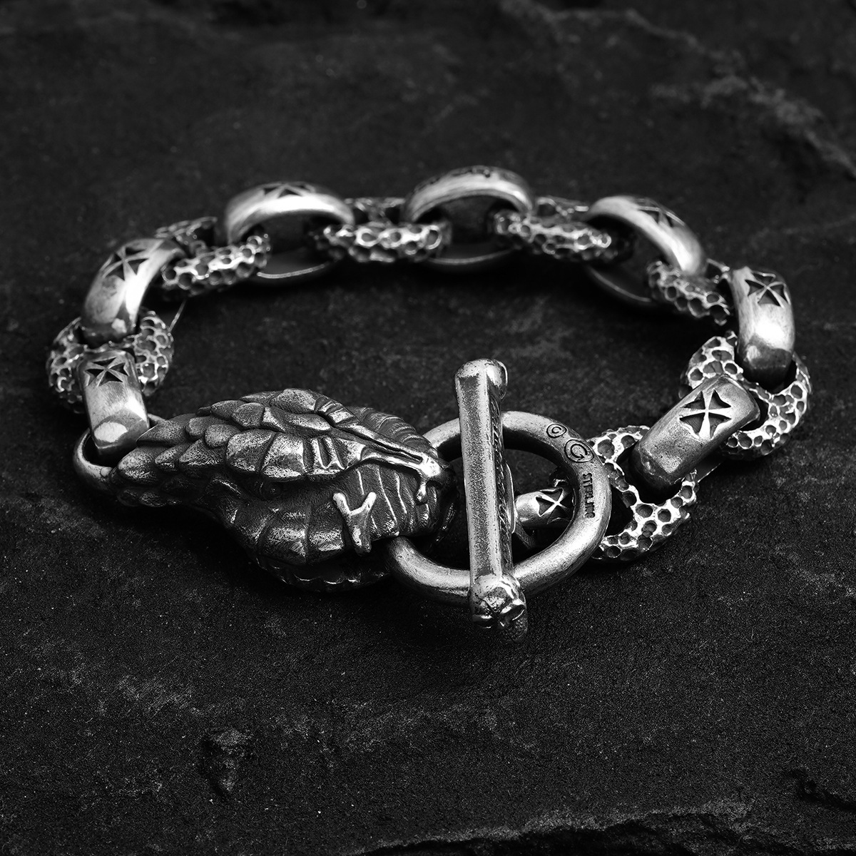 Chrome Hearts Cross Ring - Gothic 925 Sterling Silver Jewelry | David Studio