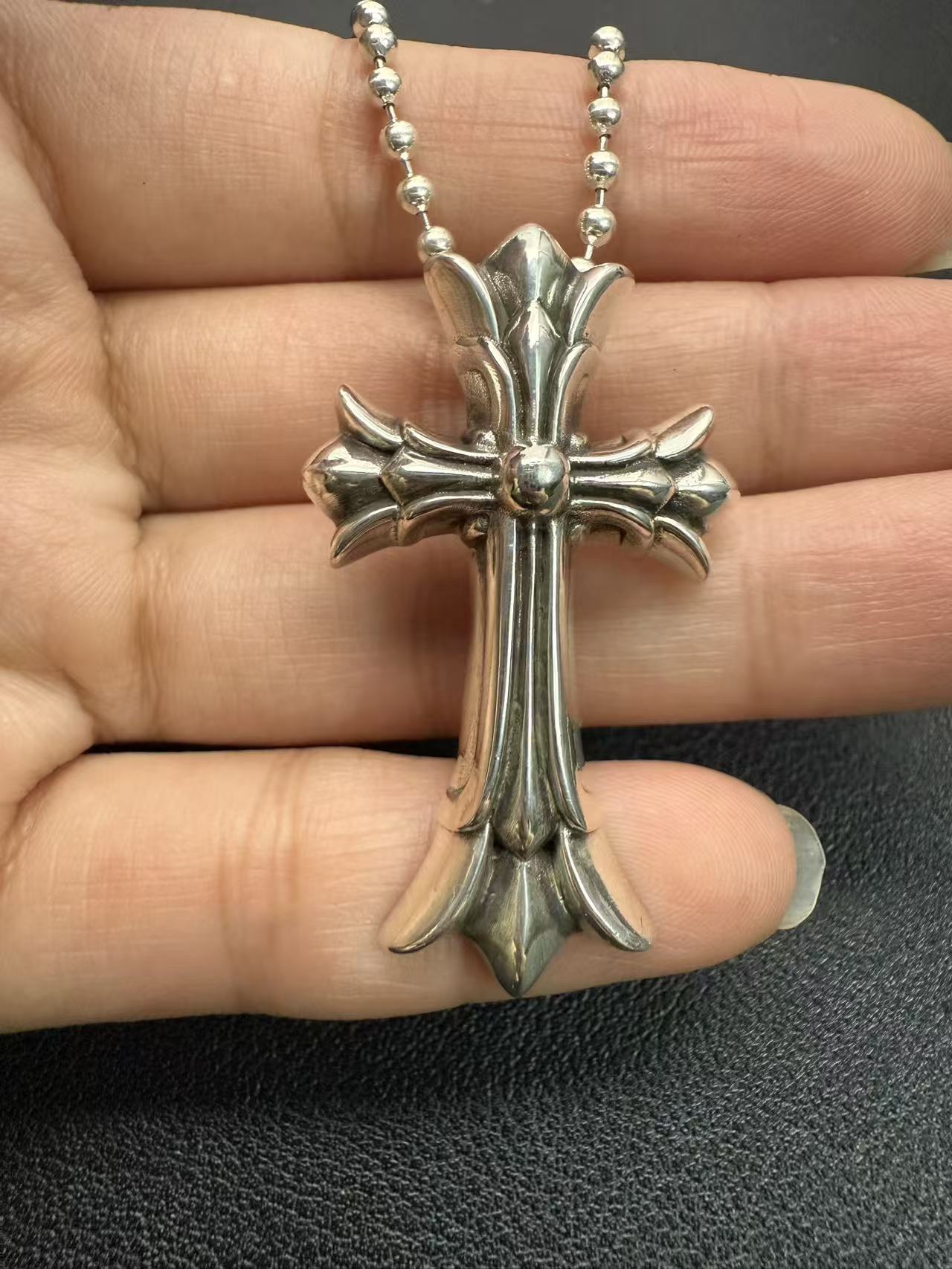 Chrome Hearts Cross Ring - Gothic 925 Sterling Silver Jewelry | David Studio