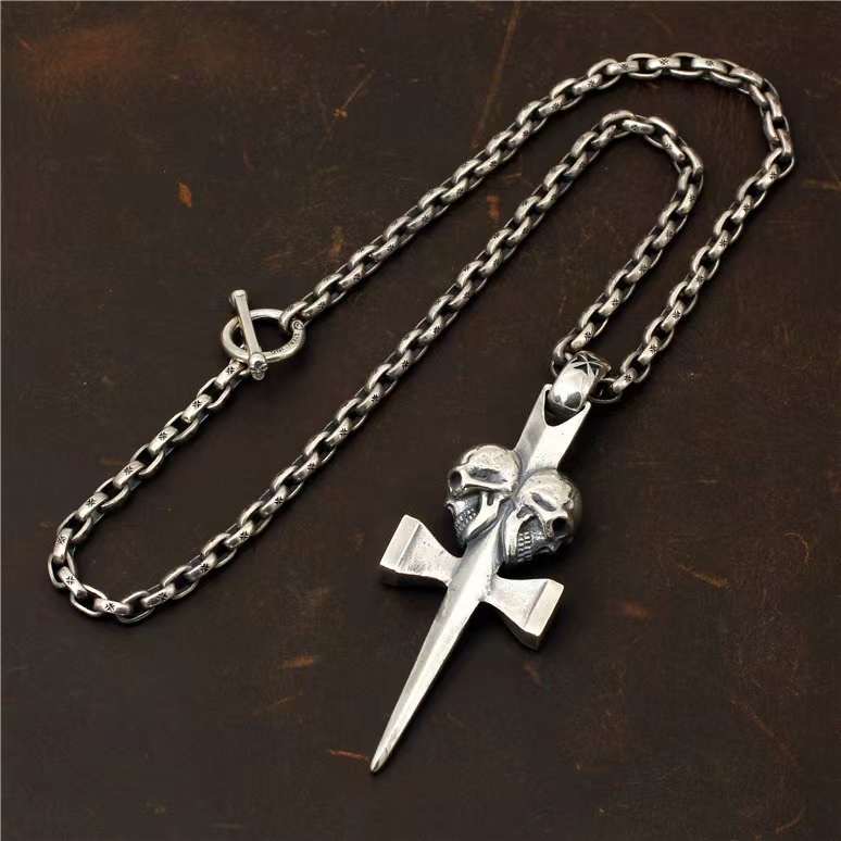 Chrome Hearts Cross Ring - Gothic 925 Sterling Silver Jewelry | David Studio