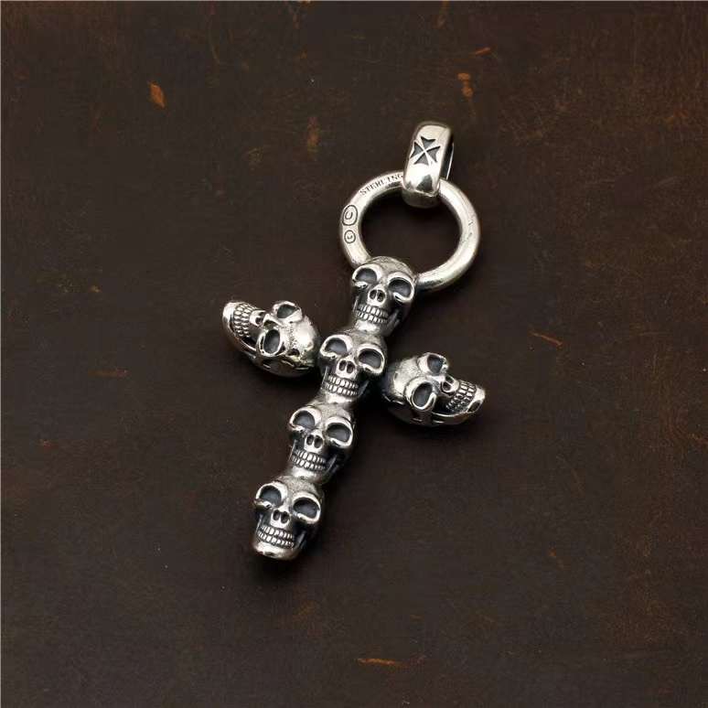 Chrome Hearts Cross Ring - Gothic 925 Sterling Silver Jewelry | David Studio